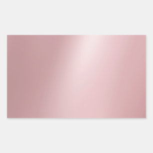 Trendy Elegant Rose Gold Blank Modern Template Sticker