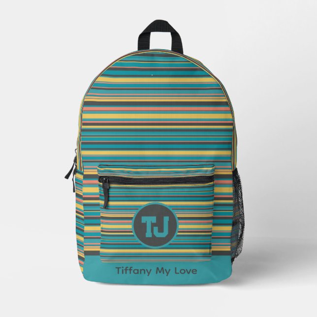 Trendy Elementary Student Sport School Backpack (Front)