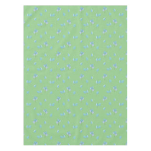 Trendy Eucalyptus Leaves On Sage   Tablecloth