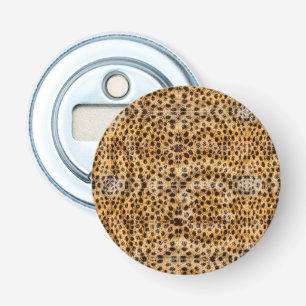 Trendy Exotic Cheetah Fur Pattern Animal Print Bottle Opener