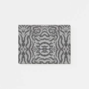 Trendy Exotic White Tiger Fur Pattern Animal Print Post-it Notes