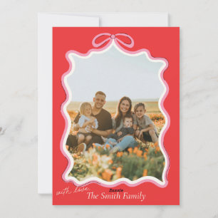 Trendy Fa La La  Holiday Card