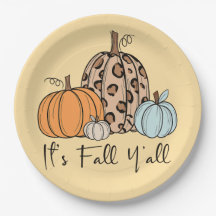 Trendy Fall Pumpkin | “It’s Fall Y’all” Quote