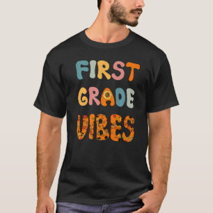 Trendy Fall Teacher Cool Fall Paraeducator First G T-Shirt