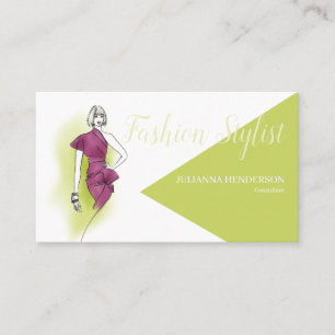Trendy Fashion Design Business Card