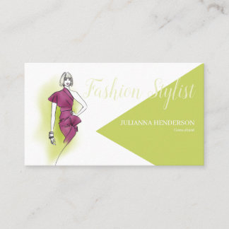 Trendy Fashion Design Business Card