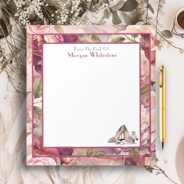 Trendy Fashion Designer Stiletto Heels Custom  Notepad (Creator Uploaded)