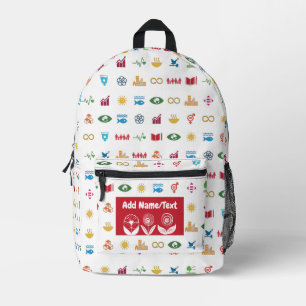 Trendy Fashion Personalized Custom Printed Backpack