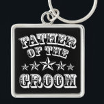 Trendy Father Of The Groom Keychain<br><div class="desc">Trendy Father Of The Groom Keychain.</div>