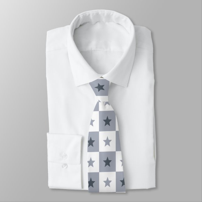 Trendy Fathers Day Ideas Geometric Print  Tie (Tied)