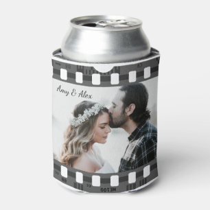 Trendy Film Reel Movie Personalized Picture Frame  Can Cooler