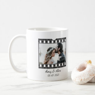 Trendy Film Reel Movie Personalized Picture Frame  Coffee Mug