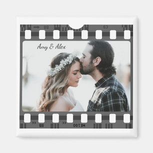 Trendy Film Reel Movie Personalized Picture Frame  Magnet