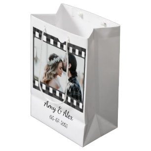 Trendy Film Reel Movie Personalized Picture Frame  Medium Gift Bag