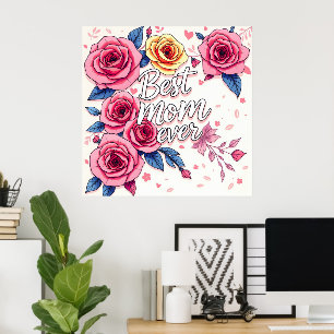 Trendy Floral Luxury Gift Collection Poster