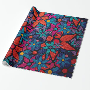 Trendy Floral Pattern #2 Wrapping Paper