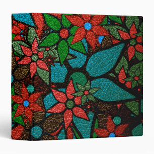 Trendy Floral Pattern #3 Binder