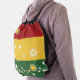 Trendy Floral Pattern Drawstring Bag (Insitu)