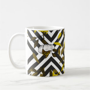 Trendy floral pattern. Isolated seamless pattern. Coffee Mug