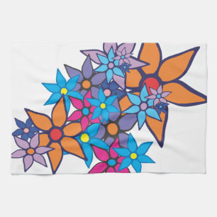 Trendy Floral Pattern Kitchen Towel
