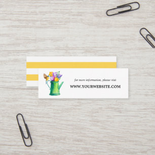 Trendy Flower Bunch of Flower Website Cards Mini