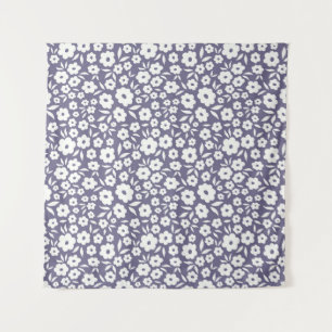 Trendy flowers seamless pattern. Small vintage flo Tapestry