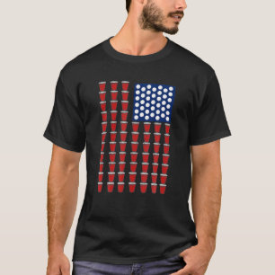 Trendy Fourth Of July Red Solo Cup Beer Pong USA F T-Shirt