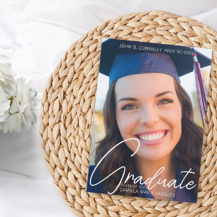 Trendy Full Graduation Photo 2026 Graduate Announcement