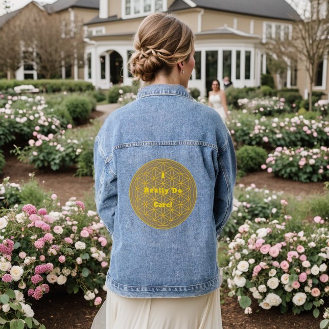 Trendy Fun Casual - Circle of Life Denim Jacket (Wedding Back)