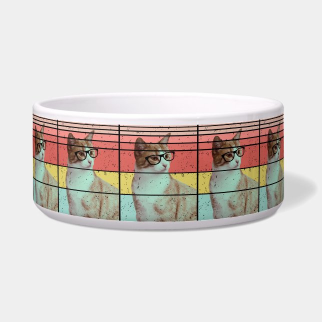 TRENDY FUNNY CUTE CAT VINTAGE  (Front)