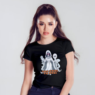 Trendy & Funny Cute Ghost Women's Halloween T-Shirt