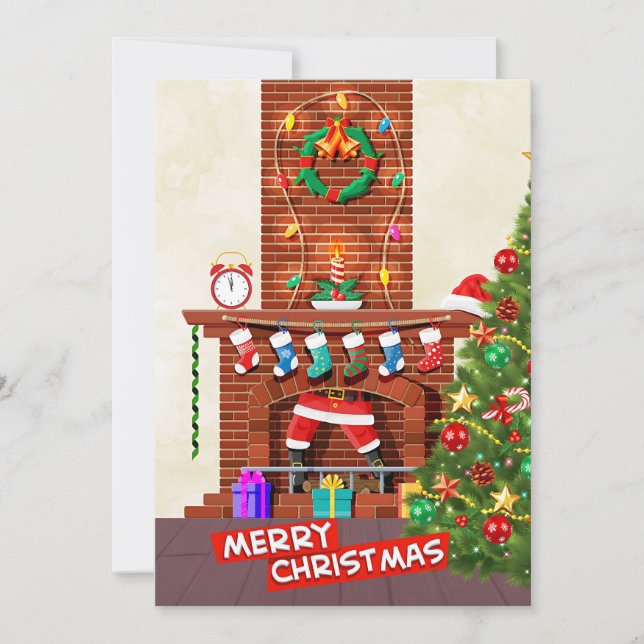 Trendy Funny Modern Simple Non Photo Card (Front)