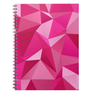 Trendy Geometric Halftone Print Photo Notebook