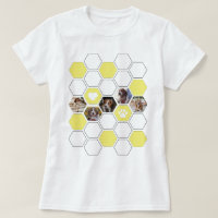 Trendy Geometric I Love My Dog Heart Yellow Photos