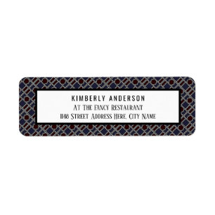 Trendy Geometric Pattern, Modern Birthday Party