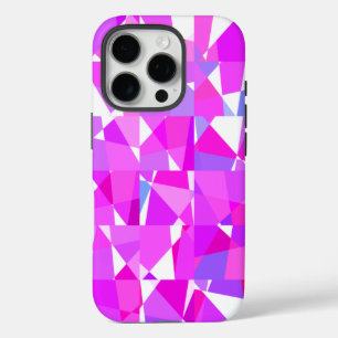 Trendy Geometric Square Pattern iPhone 16 Pro Case