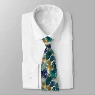 Trendy Gifts For Father Tropical Floral Tie