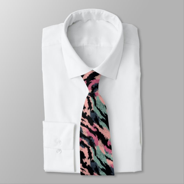 Trendy Gifts For Guys Tiger Skin Tie (Tied)