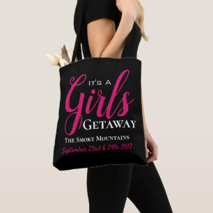 Trendy Girls Getaway Tote Bag