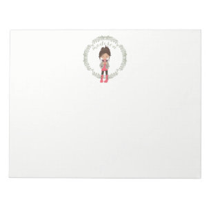 Trendy Girly Avatar Notepad