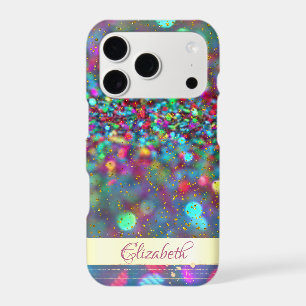 Trendy Glitter Bokeh Gold Confetti- Personalized