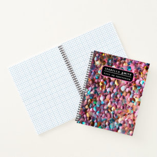 Trendy Glitter Opal Holographic Collection Notebook
