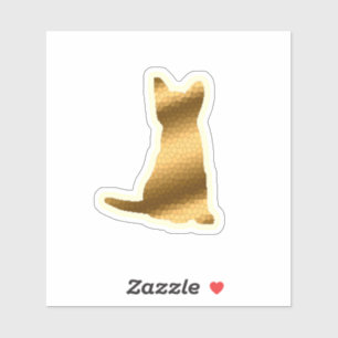 Trendy Gold Cat