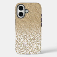 Trendy Gold Glitter and Leopard