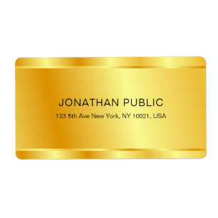 Trendy Gold Look Custom Elegant Glamour Template