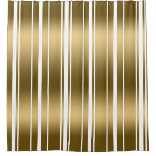 Trendy Gold Vertical Random Stripes