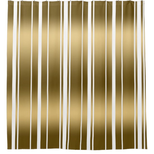 Trendy Gold Vertical Random Stripes (Front)
