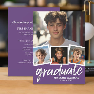 Trendy Graduation Announcement Party 4 Photo