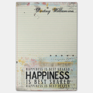 Trendy Graffiti Note Paper High School Happiness