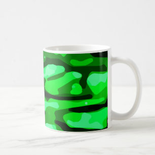 Trendy Green Camo Pattern Coffee Mug
